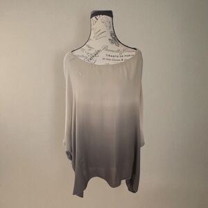 Democracy Cream and Green Ombre‎ Blouse